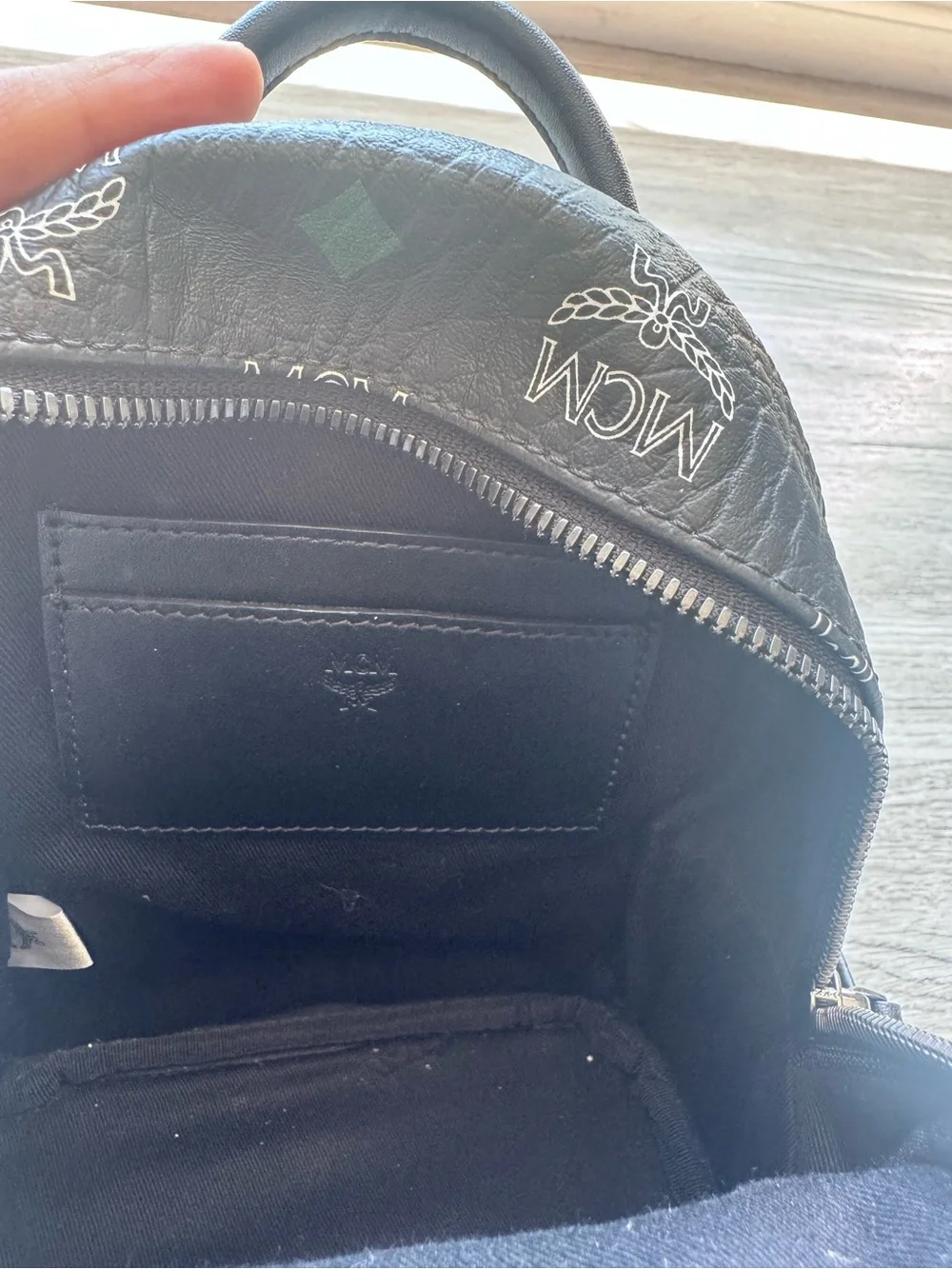 MCM Stark Bebe Boo Mini Backpack